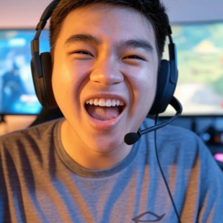 Gracze dzielący się szczegółowymi opiniami w futurystycznym interfejsie