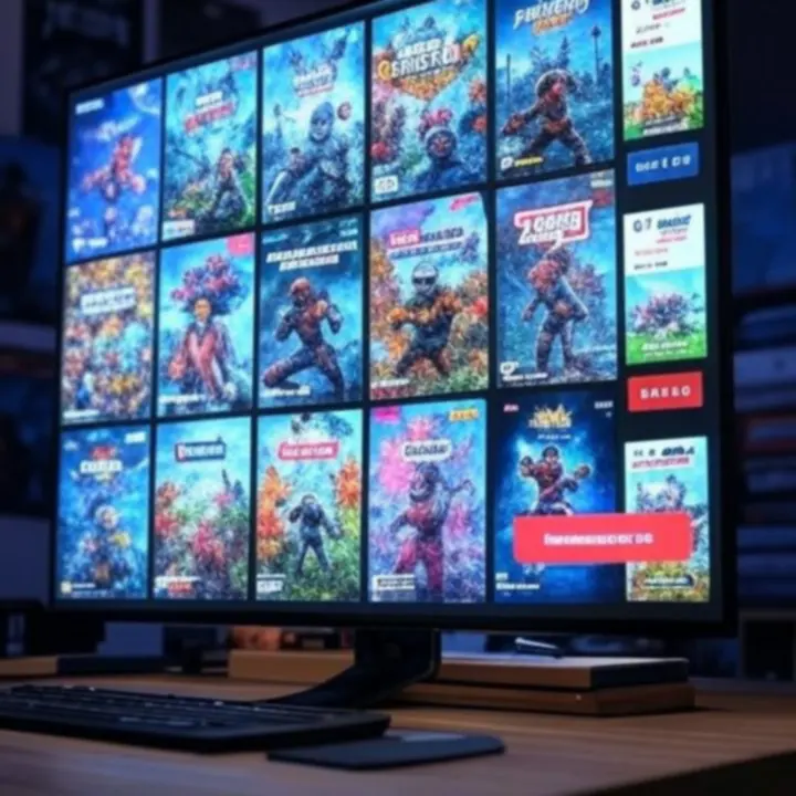 Ekran z rekomendacjami gier dopasowanymi do stylu gry użytkownika