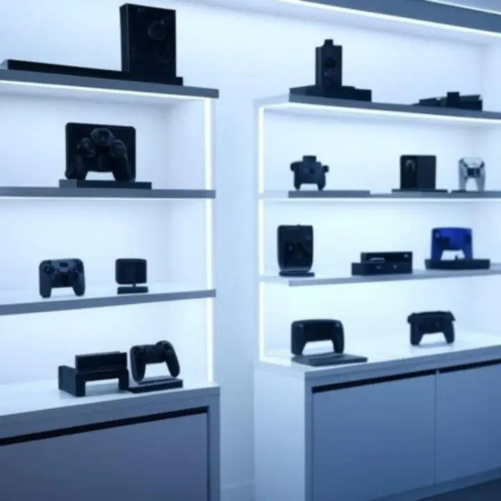 Ekspozycja najpopularniejszych ekskluzywnych gier i akcesoriów