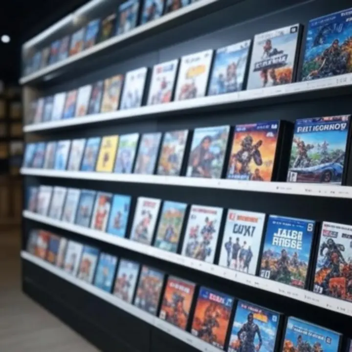 Kolaż aktualnie popularnych gier wideo